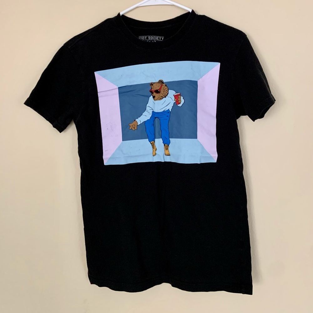 Riot Society Black T-Shirt